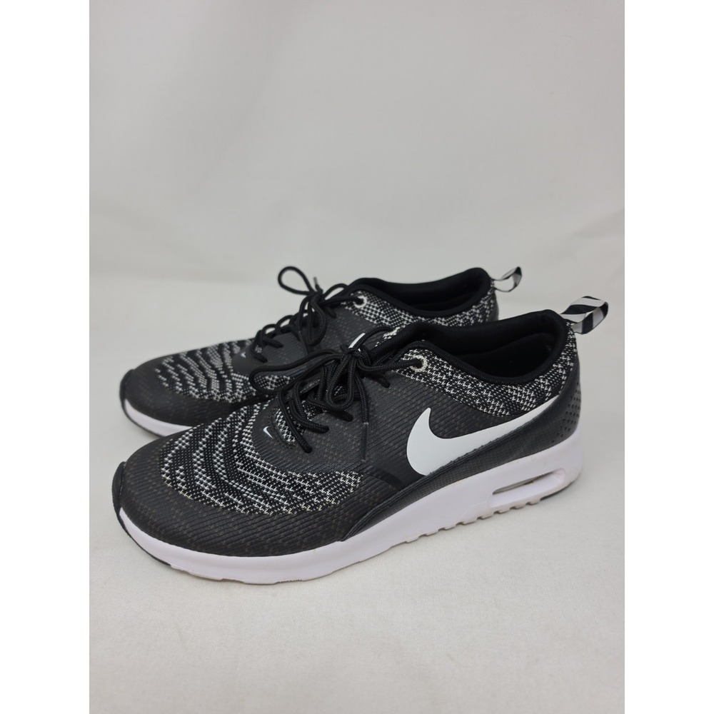Nike Air Max Thea Knit Jacquard Women's Size 8.5 Black Running Shoes 718646 001